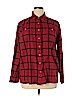 Duluth Trading Co. 100% Cotton Red Long Sleeve Button-Down Shirt Size XL - photo 1