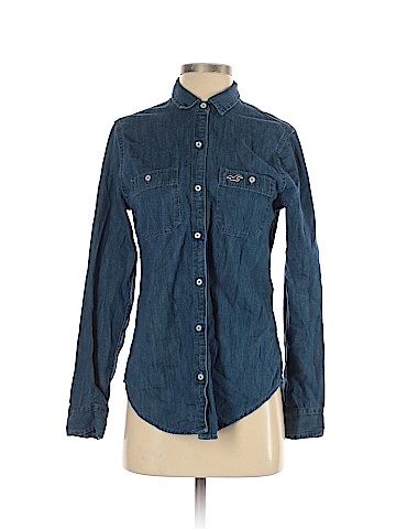 Hollister Long Sleeve Button-Down Shirt (view 1)