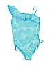 Justice Blue One Piece Swimsuit Size 10 - photo 1