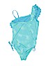 Justice Blue One Piece Swimsuit Size 10 - photo 2