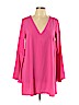 Topshop 100% Polyester Pink Casual Dress Size 12 - photo 1