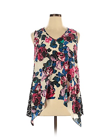 Karen Kane Sleeveless Silk Top (view 1)