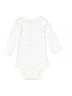 Carter's 100% Cotton Graphic White Long Sleeve Onesie 0-3 MO / 3 MO - photo 2
