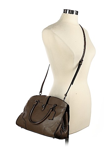 Coach Leather Satchel (view 2)