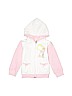 My Baby 100% Polyester Ivory Zip Up Hoodie Size 2T - photo 1