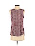 Theory 100% Silk Burgundy Sleeveless Silk Top Size P (petite) - photo 1