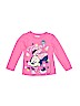 Disney Solid Pink Long Sleeve T-Shirt Size 5 - photo 1