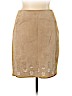 Kate Hill 100% Leather Tan Leather Skirt Size 14 - photo 2