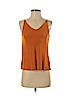 H&M 100% Viscose Orange Sleeveless Top Size XS - photo 1
