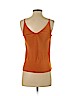 H&M 100% Viscose Orange Sleeveless Top Size XS - photo 2