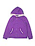 Lands' End Purple Zip Up Hoodie Size 10 - 12 - photo 1