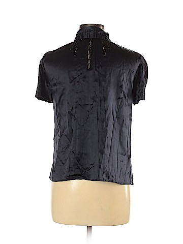 Zara Short Sleeve Silk Top (view 2)