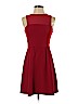 Banana Republic 100% Polyester Red Casual Dress Size 4 (petite) - photo 1
