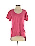 Free People 100% Cotton Pink Short Sleeve Top Size XS - photo 1