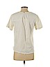 Cesare Fabbri 100% Cotton White Short Sleeve Blouse Size S - photo 2