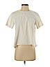 Cesare Fabbri 100% Cotton White Short Sleeve Blouse Size S - photo 1