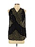 BCBGMAXAZRIA 100% Polyester Yellow Sleeveless Blouse Size L - photo 1