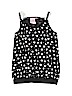 Lipstik Girls Hearts Black Sleeveless Top Size 6X - photo 1