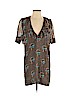 Karen Zambos 100% Polyester Brown Casual Dress Size S - photo 1