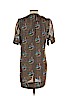 Karen Zambos 100% Polyester Brown Casual Dress Size S - photo 2