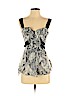 Diane von Furstenberg 100% Silk Ivory Sleeveless Silk Top Size 0 - photo 1