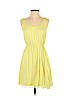 Alice + Olivia 100% Silk Yellow Casual Dress Size S - photo 1