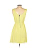 Alice + Olivia 100% Silk Yellow Casual Dress Size S - photo 2