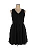 Donna Morgan Black Casual Dress Size 14 - photo 1