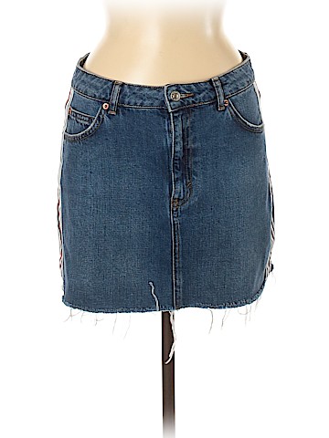 Topshop Denim Skirt (view 1)