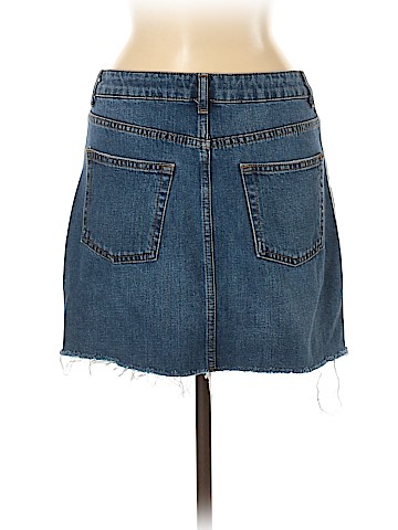 Topshop Denim Skirt (view 2)