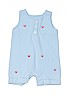 Bella Bliss 100% Cotton Blue Overall Shorts 12-18 MO / 18 MO - photo 1