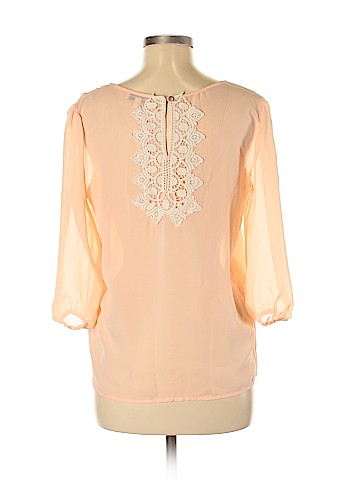 Sequin Hearts Long Sleeve Blouse (view 2)