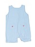 Bella Bliss 100% Cotton Blue Overall Shorts 12-18 MO / 18 MO - photo 2