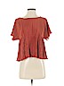 Madewell 100% Rayon Orange Short Sleeve Blouse Size XS - photo 1