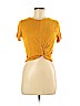 Heart Hips Yellow Short Sleeve Top Size M - photo 1