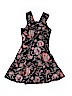 Miss Behave 100% Polyester Print Black Dress Size 10 - photo 1