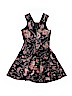 Miss Behave 100% Polyester Print Black Dress Size 10 - photo 2