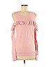 MICHAEL Michael Kors Pink Long Sleeve Top Size M - photo 1