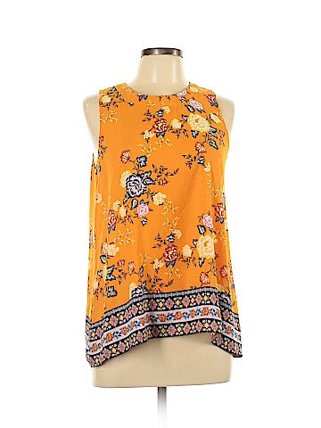 Pink Rose Sleeveless Blouse (view 1)