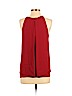 Theory 100% Silk Red Sleeveless Silk Top Size P (petite) - photo 2