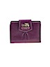 Coach 100% Leather Purple Leather Wallet One size - photo 1