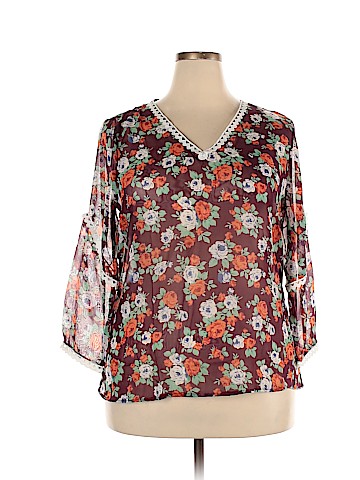 Assorted Brands 3/4 Sleeve Blouse (view 1)