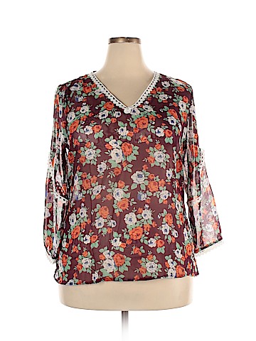 Assorted Brands 3/4 Sleeve Blouse (view 1)
