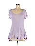 Pink Republic Purple Short Sleeve Top Size M - photo 1