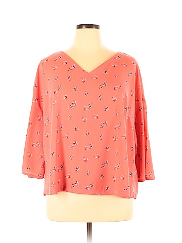 Lane Bryant Outlet 3/4 Sleeve Blouse (view 1)