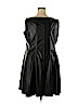 Katherine H 100% Polyurethane Black Cocktail Dress Size 18 - photo 2