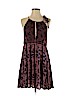 Free People 100% Rayon Purple Casual Dress Size S - photo 1