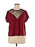 Zaful Red Short Sleeve Top Size 1X - photo 1