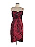 Hartly 100% Silk Red Cocktail Dress Size 6 - photo 1