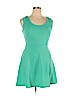 Persaya Green Casual Dress Size XL - photo 1